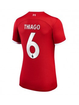 Billige Liverpool Thiago Alcantara #6 Hjemmedrakt Dame 2023-24 Kortermet